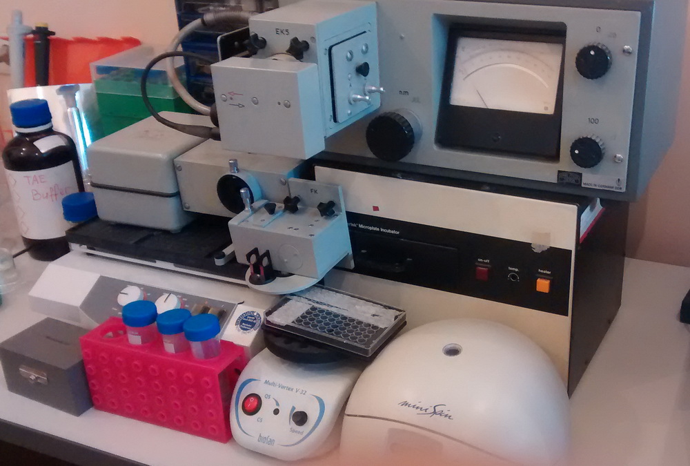 Комплекс для исследования ферментативных реакций спектрофотометрическими методами